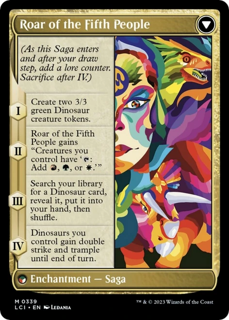 Huatli, Poet of Unity // Roar of the Fifth People (Borderless Art)