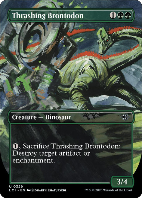 Thrashing Brontodon (Borderless Art)