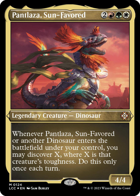 Pantlaza, Sun-Favored (Etched Foil Display Commander)