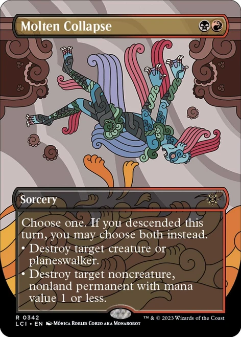 Molten Collapse (Borderless Art)