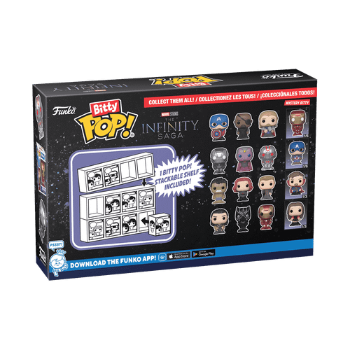 Bitty POP! Marvel The Infinity Saga: Hulk, Black Widow & Hawkeye 4-Pack