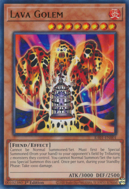 RA01-EN001 Lava Golem (Ultra Rare)