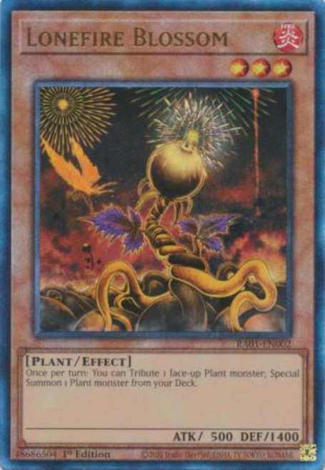 RA01-EN002 Lonefire Blossom (Ultimate Rare)