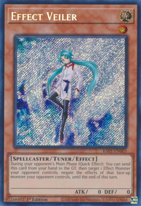 RA01-EN003 Effect Veiler (Secret Rare)