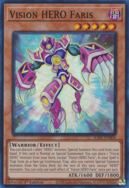 RA01-EN004 Vision HERO Faris (Collector's Rare)