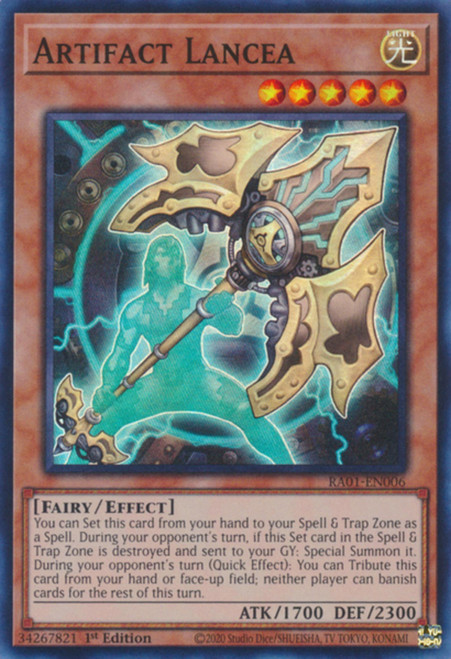 RA01-EN006 Artifact Lancea (Super Rare)