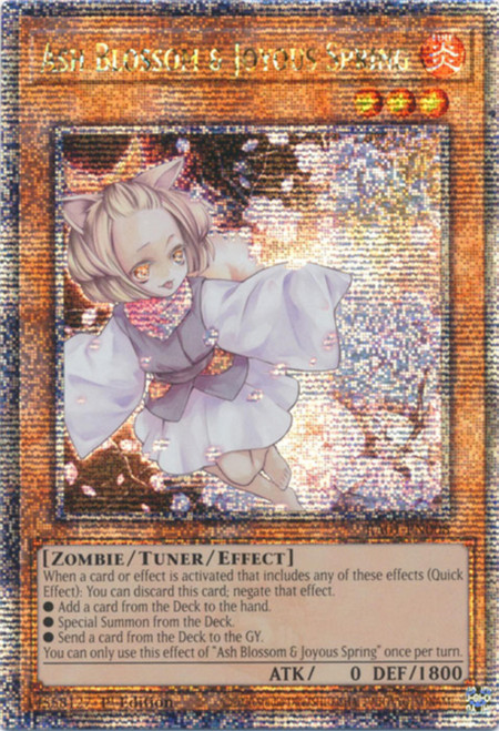 RA01-EN008 Ash Blossom & Joyous Spring (Quarter Century Secret Rare)