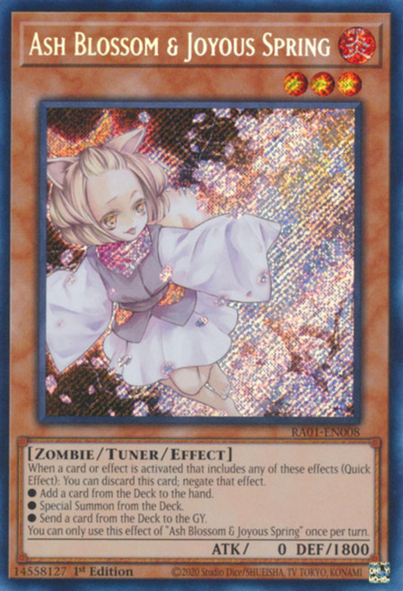 RA01-EN008 Ash Blossom & Joyous Spring (Secret Rare)