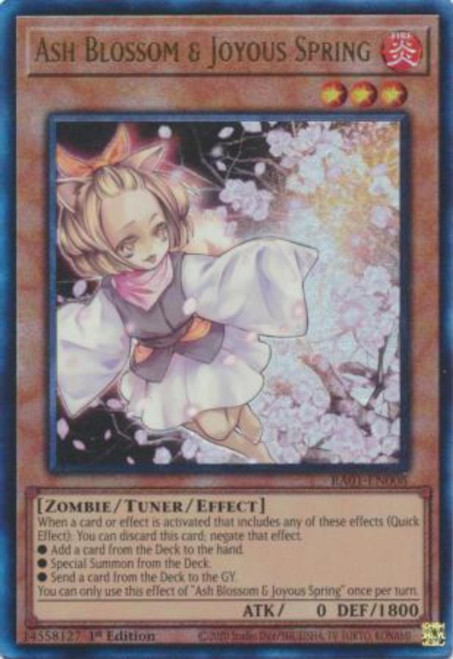 RA01-EN008 Ash Blossom & Joyous Spring (Ultimate Rare)
