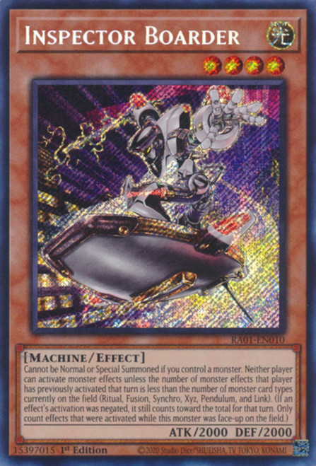 RA01-EN010 Inspector Boarder (Secret Rare)