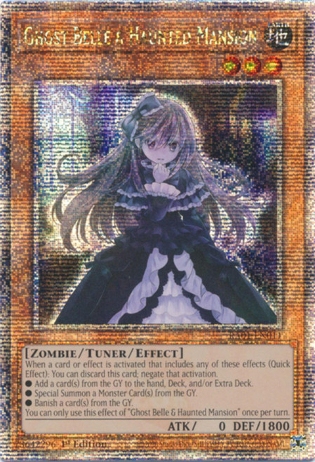 RA01-EN011 Ghost Belle & Haunted Mansion (Quarter Century Secret Rare)