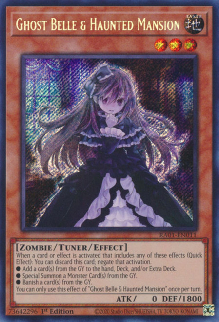 RA01-EN011 Ghost Belle & Haunted Mansion (Secret Rare)
