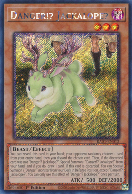 RA01-EN013 Danger!? Jackalope? (Platinum Secret Rare)