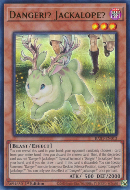 RA01-EN013 Danger!? Jackalope? (Ultra Rare)
