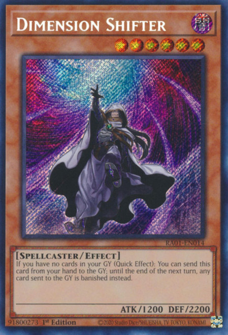 RA01-EN014 Dimension Shifter (Secret Rare)