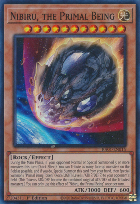 RA01-EN015 Nibiru, the Primal Being (Collector's Rare)