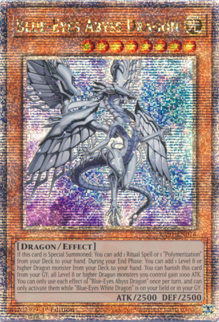 RA01-EN016 Blue-Eyes Abyss Dragon (Quarter Century Secret Rare)