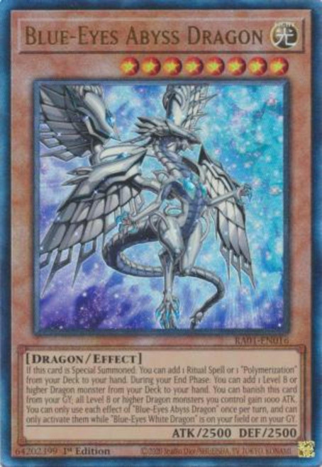 RA01-EN016 Blue-Eyes Abyss Dragon (Ultimate Rare)