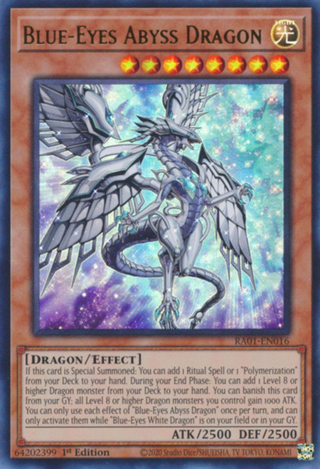 RA01-EN016 Blue-Eyes Abyss Dragon (Ultra Rare)