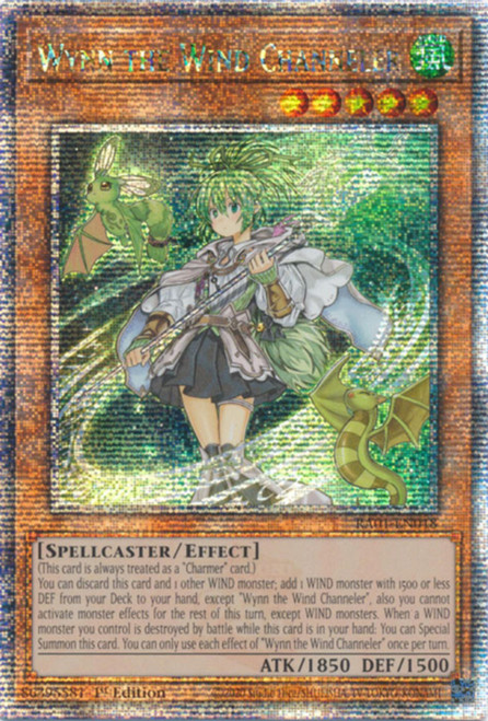 RA01-EN018 Wynn the Wind Channeler (Quarter Century Secret Rare)