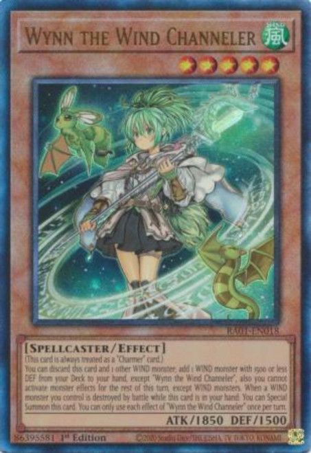 RA01-EN018 Wynn the Wind Channeler (Ultimate Rare)