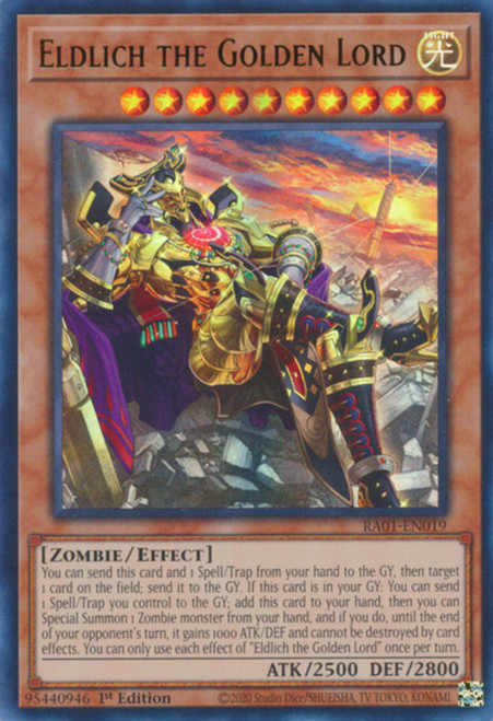 RA01-EN019 Eldlich the Golden Lord (Alternate Art) (Ultra Rare)
