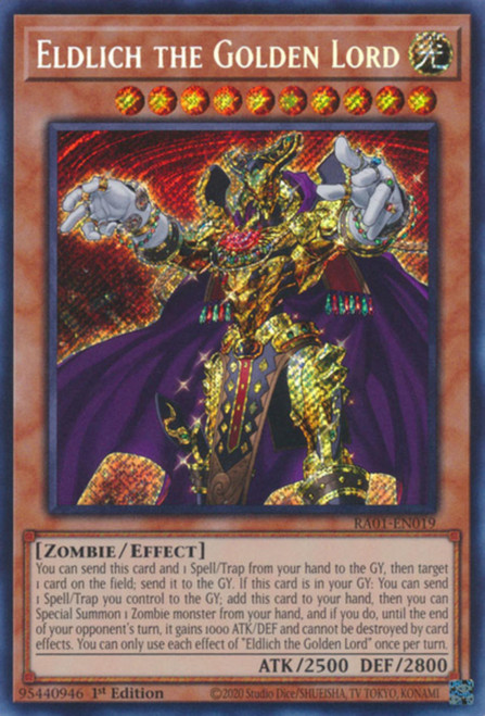 RA01-EN019 Eldlich the Golden Lord (Secret Rare)