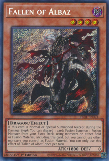 RA01-EN021 Fallen of Albaz (Secret Rare)