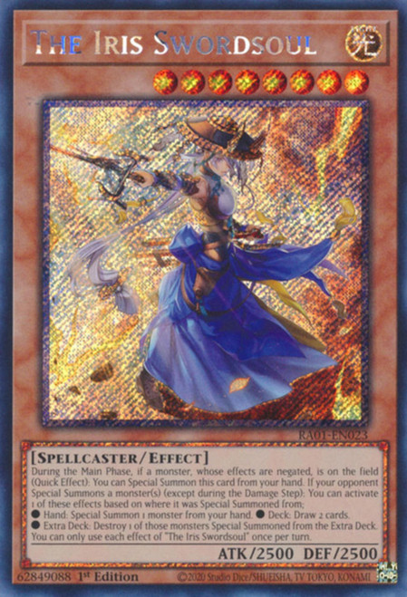 RA01-EN023 The Iris Swordsoul (Platinum Secret Rare)