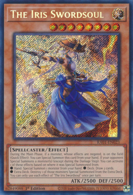 RA01-EN023 The Iris Swordsoul (Secret Rare)
