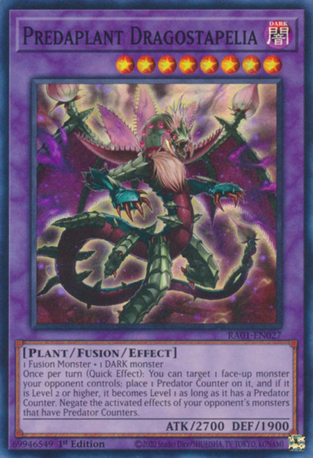 RA01-EN027 Predaplant Dragostapelia (Collector's Rare)