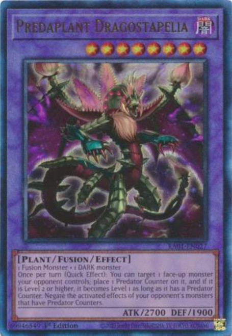 RA01-EN027 Predaplant Dragostapelia (Ultimate Rare)