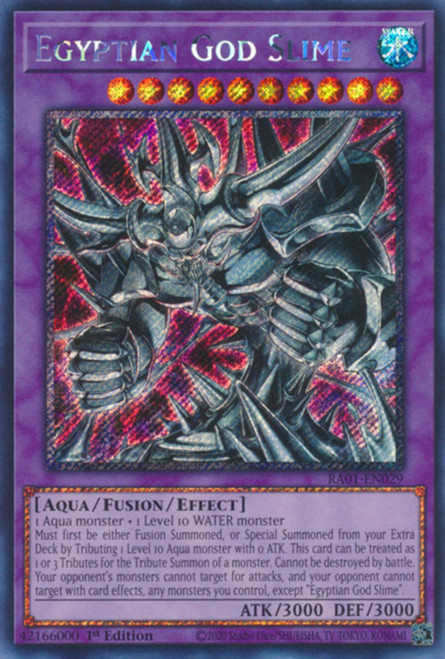 RA01-EN029 Egyptian God Slime (Platinum Secret Rare)