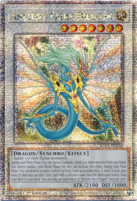 RA01-EN030 Ancient Fairy Dragon (Quarter Century Secret Rare)