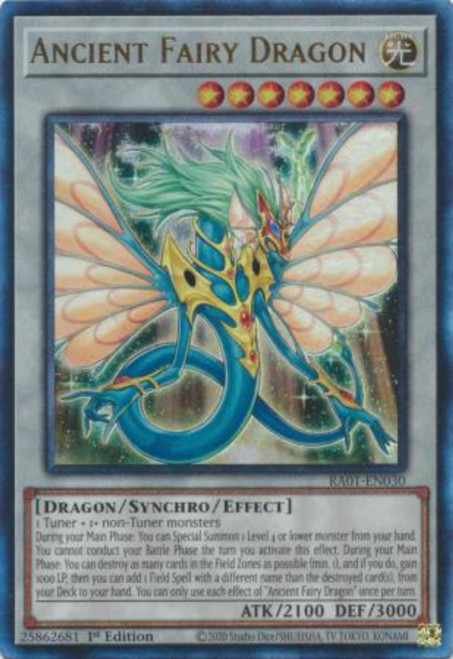 RA01-EN030 Ancient Fairy Dragon (Ultimate Rare)