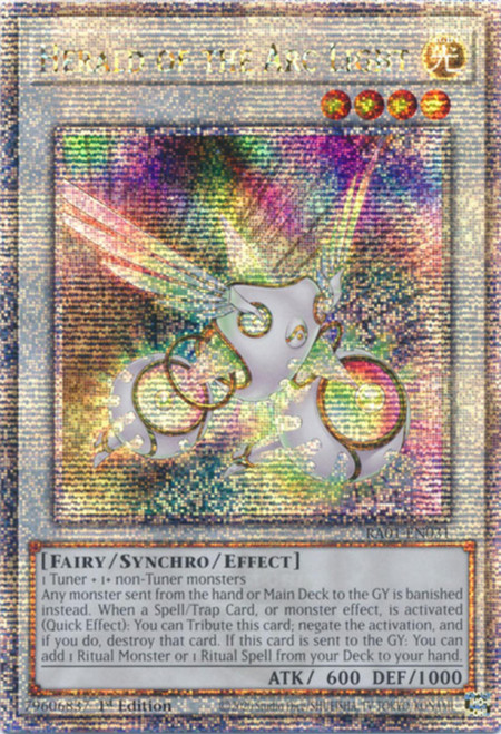 RA01-EN031 Herald of the Arc Light (Quarter Century Secret Rare)