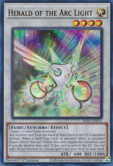 RA01-EN031 Herald of the Arc Light (Ultra Rare)