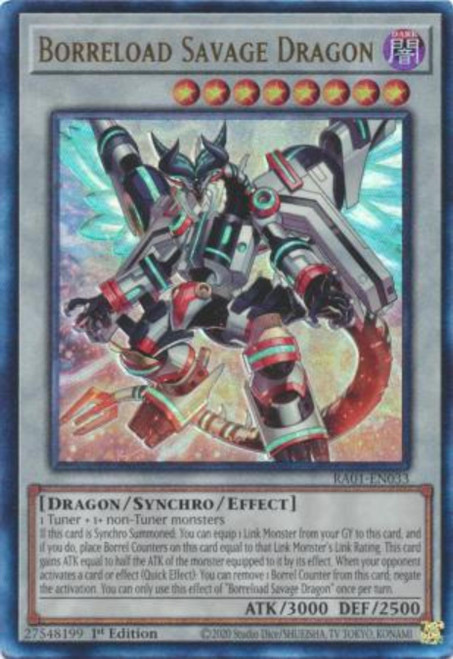 RA01-EN033 Borreload Savage Dragon (Ultimate Rare)