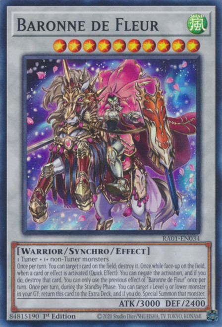 RA01-EN034 Baronne de Fleur (Collector's Rare)