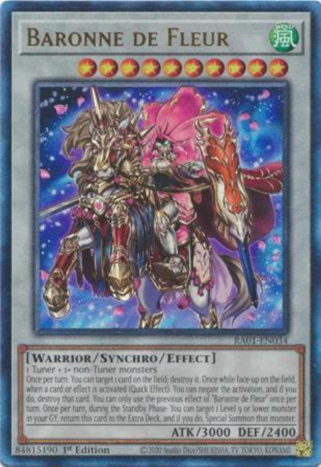 RA01-EN034 Baronne de Fleur (Ultimate Rare)