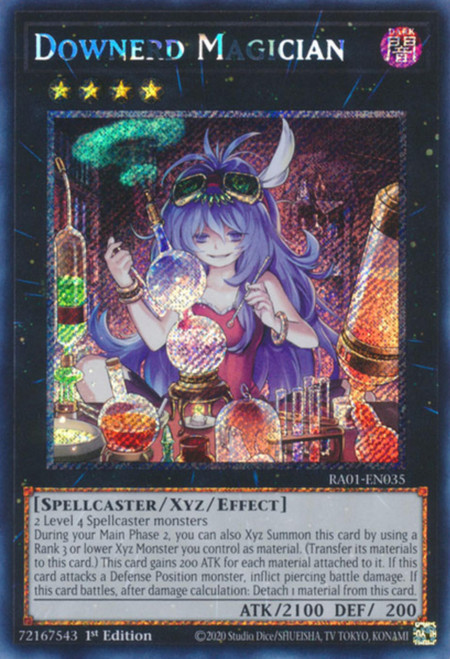 RA01-EN035 Downerd Magician (Platinum Secret Rare)