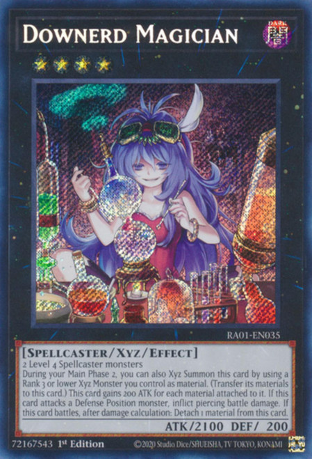 RA01-EN035 Downerd Magician (Secret Rare)