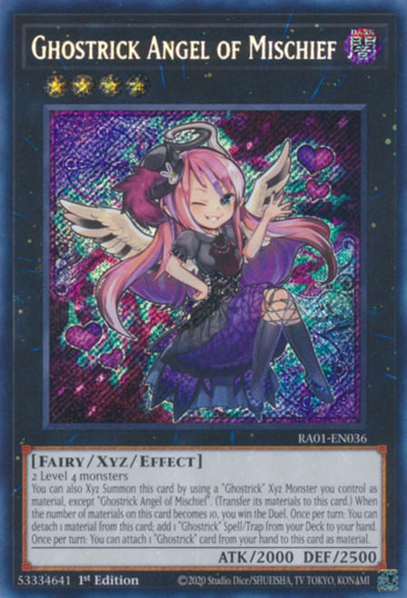 RA01-EN036 Ghostrick Angel of Mischief (Collector's Rare)