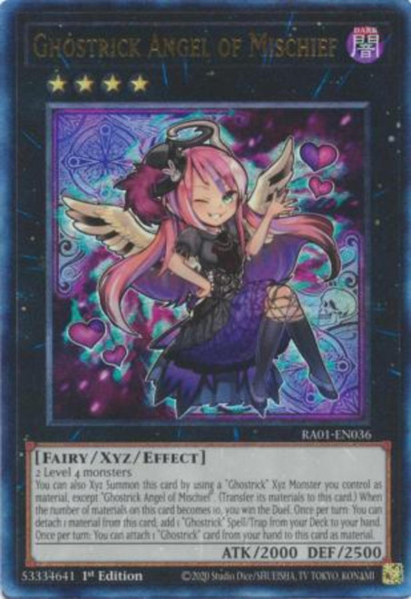 RA01-EN036 Ghostrick Angel of Mischief (Ultimate Rare)