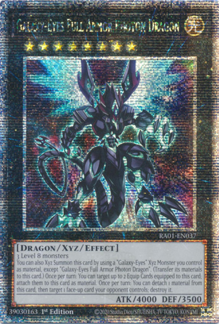 RA01-EN037 Galaxy-Eyes Full Armor Photon Dragon (Quarter Century Secret Rare)