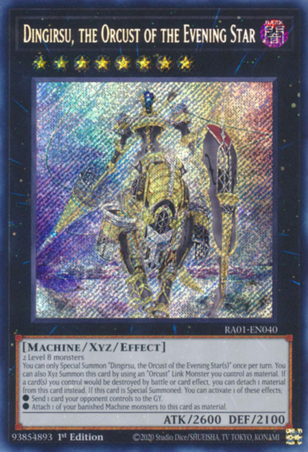 RA01-EN040 Dingirsu, the Orcust of the Evening Star (Secret Rare)