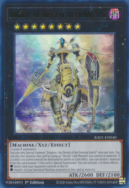 RA01-EN040 Dingirsu, the Orcust of the Evening Star (Ultra Rare)