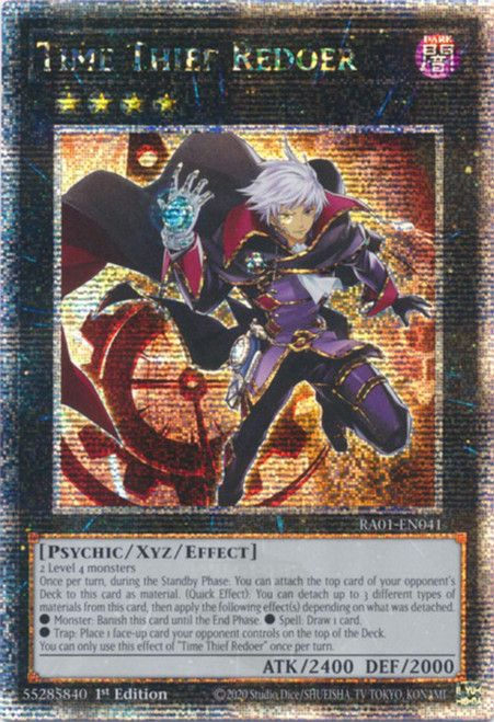 RA01-EN041 Time Thief Redoer (Quarter Century Secret Rare)