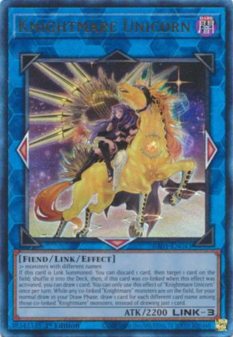 RA01-EN043 Knightmare Unicorn (Alternate Art) (Ultimate Rare)