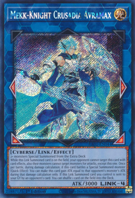RA01-EN044 Mekk-Knight Crusadia Avramax (Platinum Secret Rare)